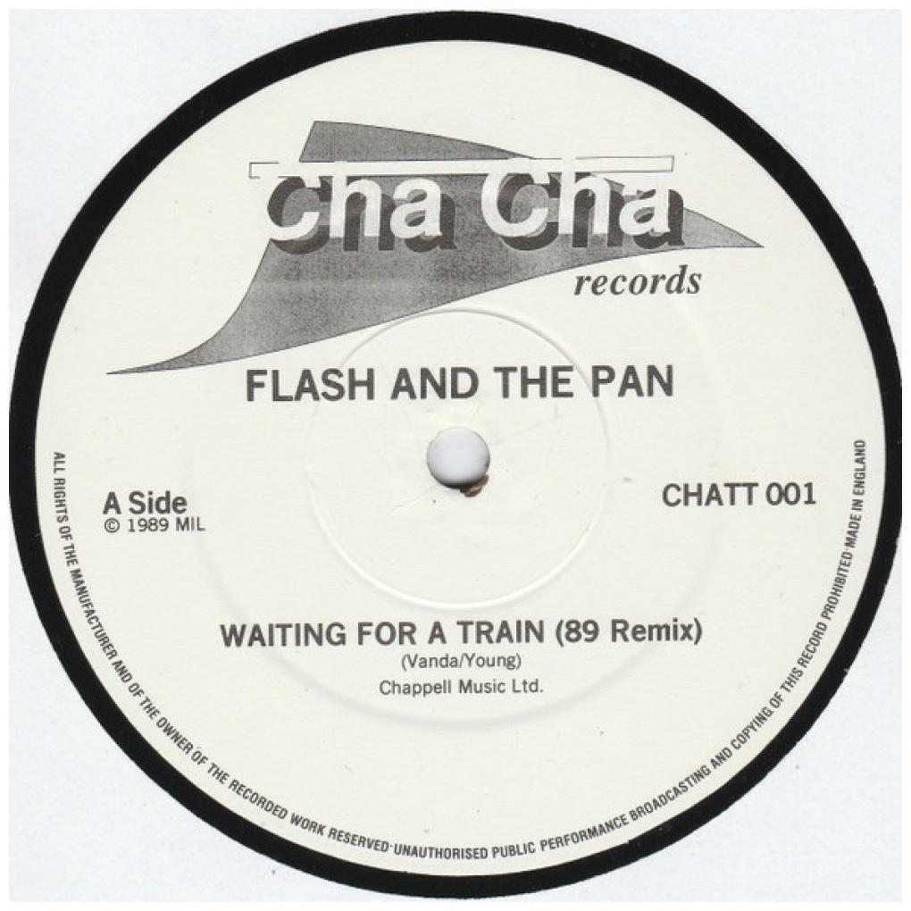 FLASH & THE PAN - WAITING FOR A TRAIN '89 | 12'' MAXI SINGLE USADO