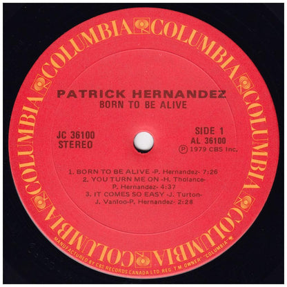 PATRICK HERNANDEZ - BORN TO BE ALIVE | VINILO USADO