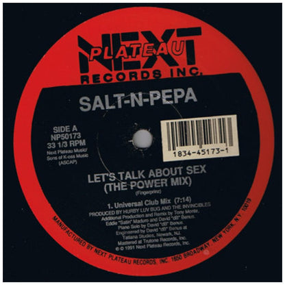 SALT-N-PEPA - LET'S TALK ABOUT SEX | 12'' MAXI SINGLE USADO