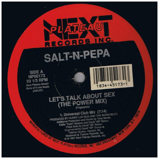 SALT-N-PEPA - LET'S TALK ABOUT SEX | 12'' MAXI SINGLE USADO