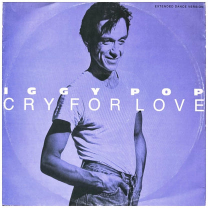 IGGY POP - CRY FOR LOVE | 12'' MAXI SINGLE USADO