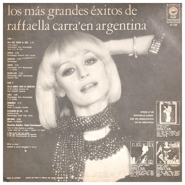 RAFFAELLA CARRA - LOS MAS GRANDES EXITOS | VINILO USADO