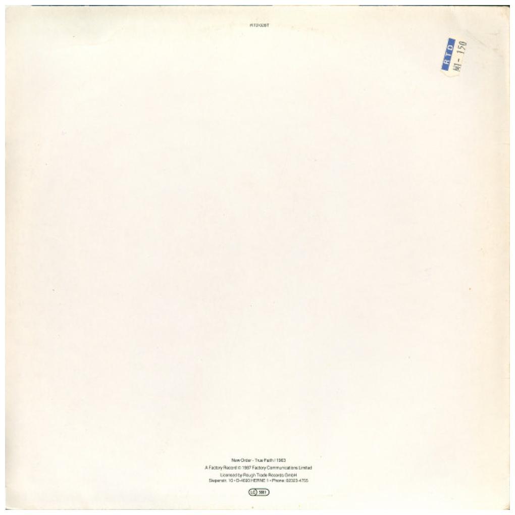 NEW ORDER - TRUE FAITH | 12'' MAXI SINGLE USADO