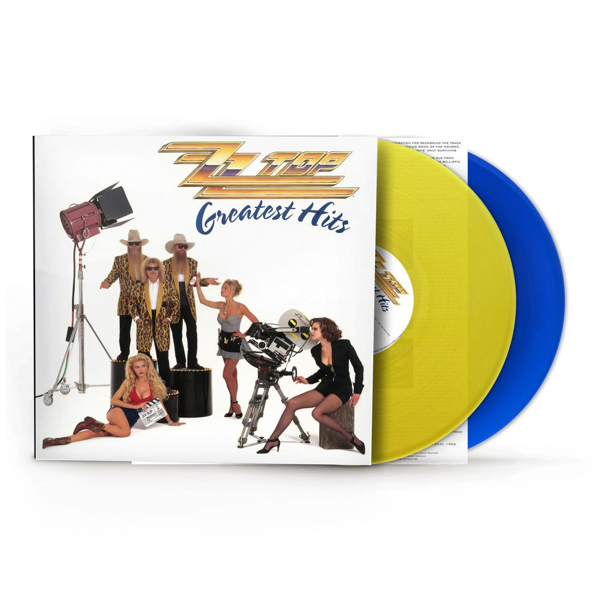 (PREVENTA) ZZ TOP - GREATEST HITS (2LP) (TRANSLUCENT YELLOW & BLUE VINYL) (ROCKTOBER EDT)  | VINILO