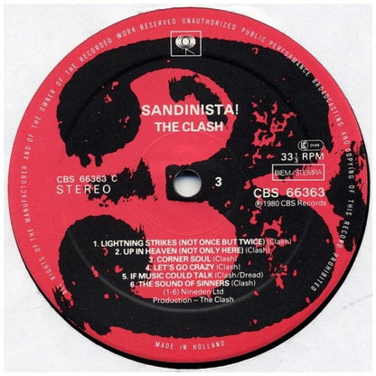 THE CLASH - SANDINISTA! | VINILO USADO