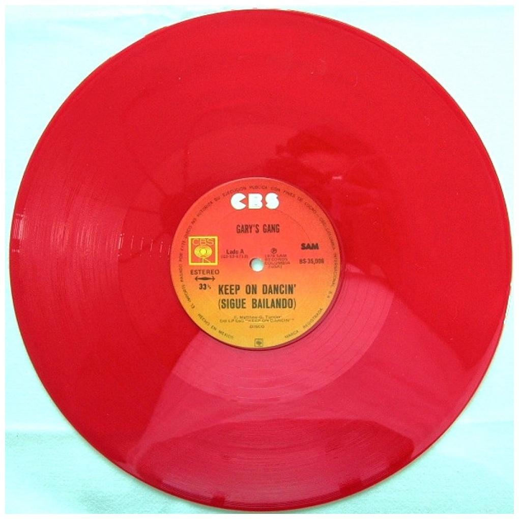 GARY'S GANG - KEEP ON DANCIN'/DO IT AT THE DISCO (RED VINYL) | 12" MAXI SINGLE VINILO USADO