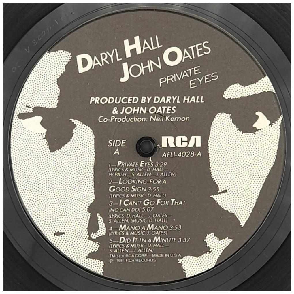DARYL HALL & JOHN OATES - PRIVATE EYES | VINILO USADO