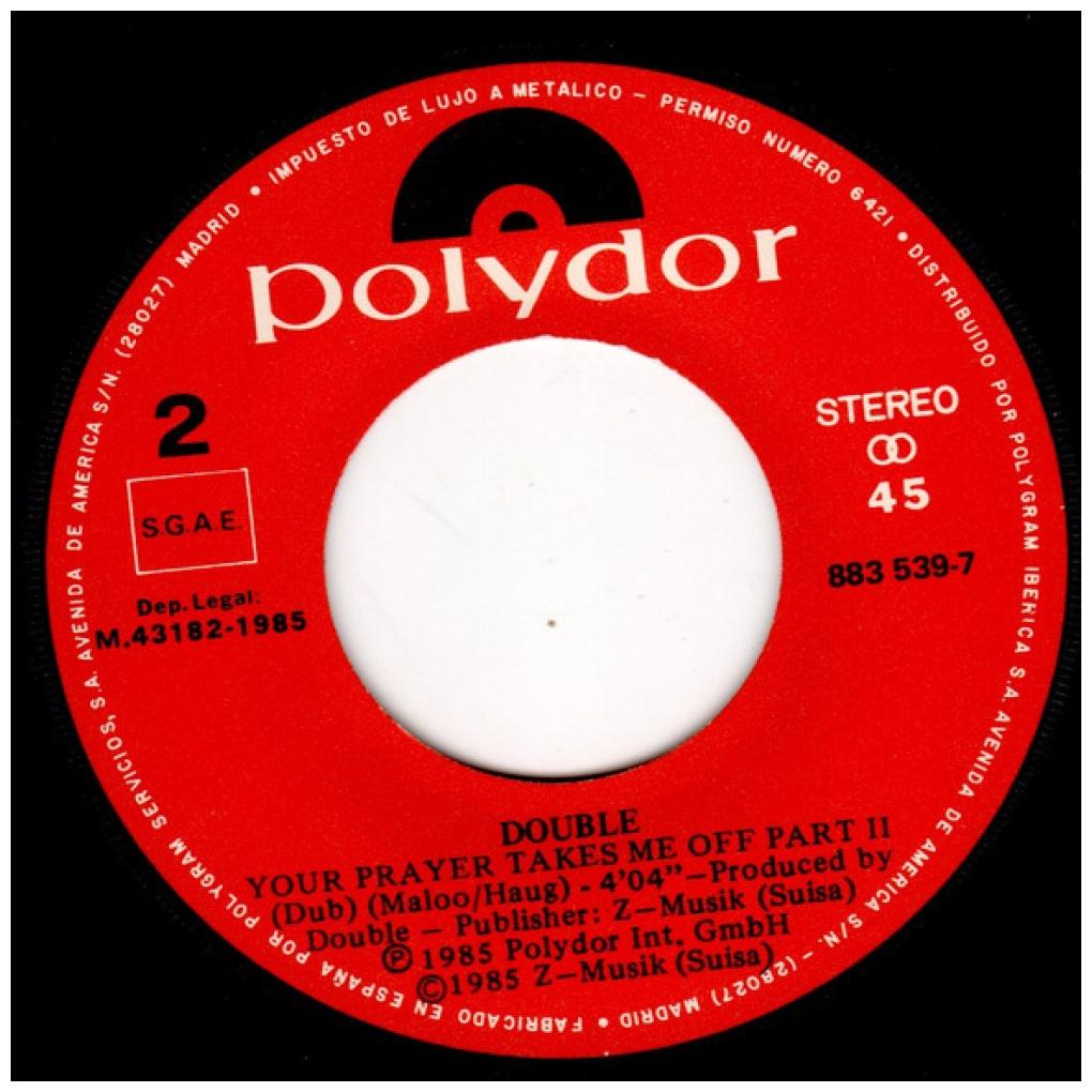 DOUBLE - THE CAPTAIN OF THE HEART | 7" SINGLE USADO