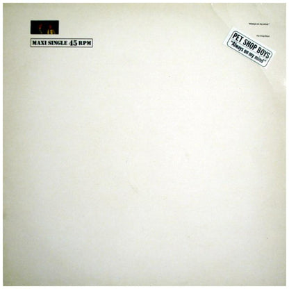 PET SHOP BOYS - ALWAYS ON MY MIND | 12" MAXI SINGLE VINILO USADO