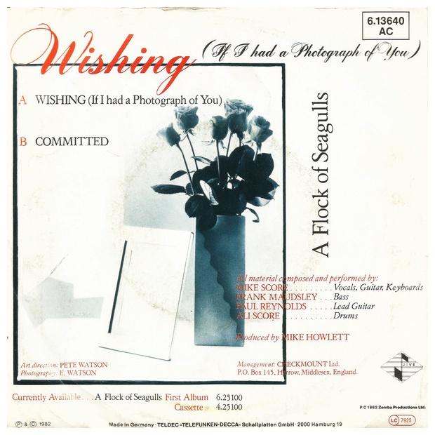 A FLOCK OF SEAGULLS - WISHING | 7   SINGLE VINILO USADO