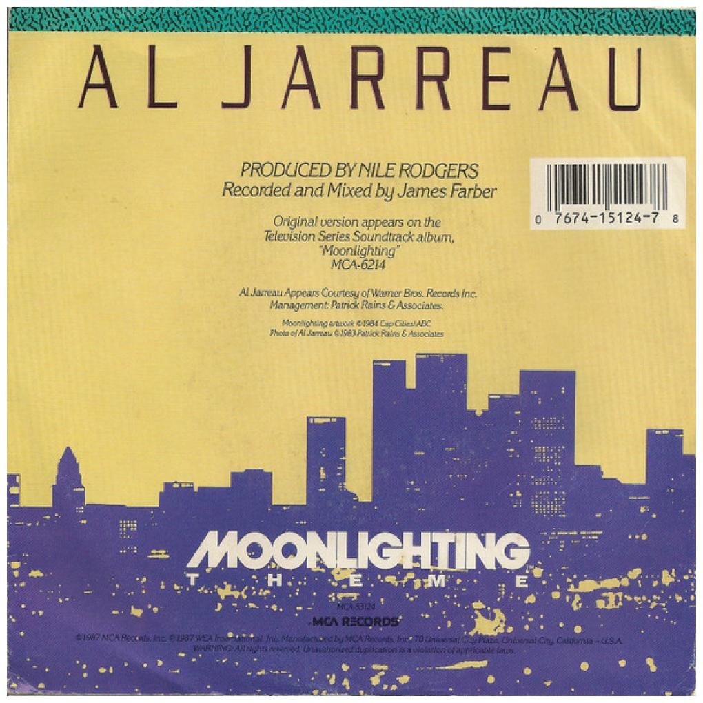 AL JARREAU - MOONLIGHTING THEME | 7" SINGLE USADO