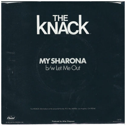 THE KNACK - MY SHARONA | 7" SINGLE USADO
