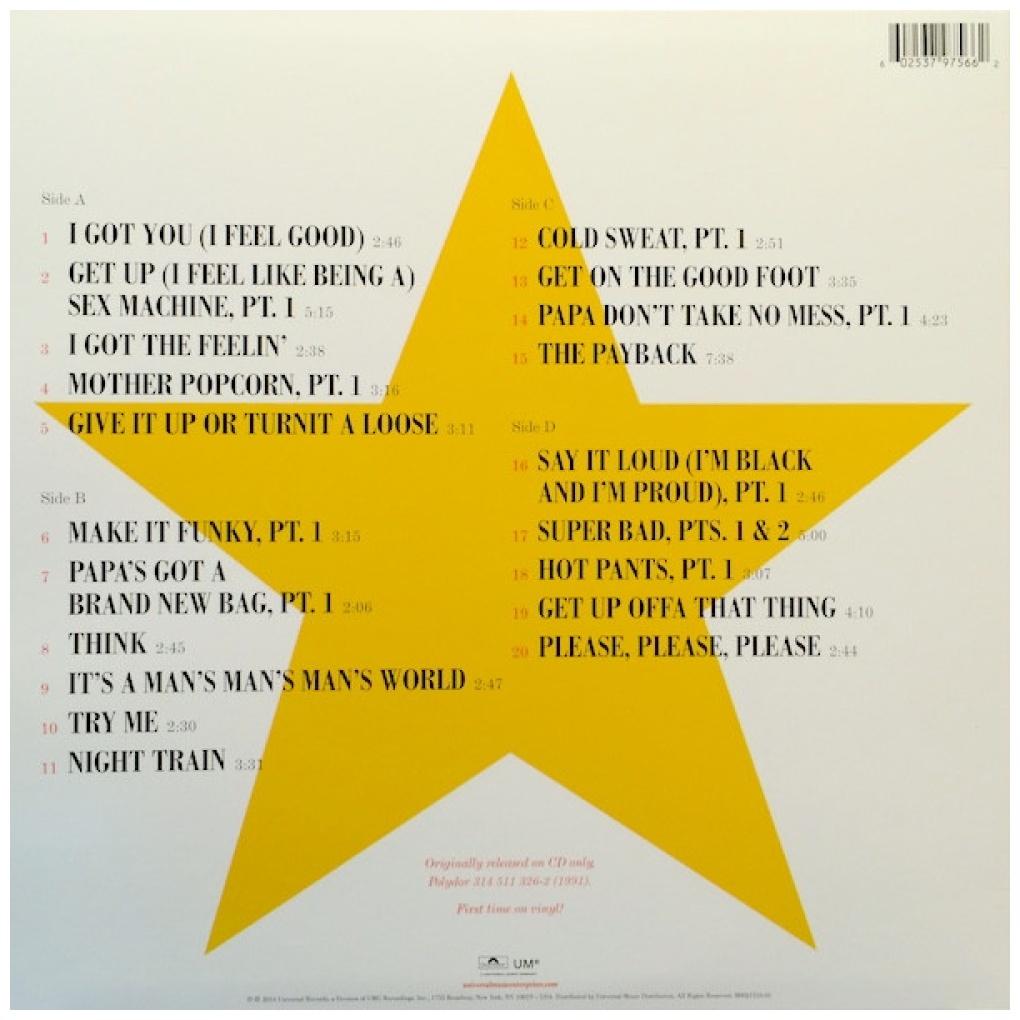 JAMES BROWN - 20 ALL-TIME GREATEST HITS (2LP) | VINILO