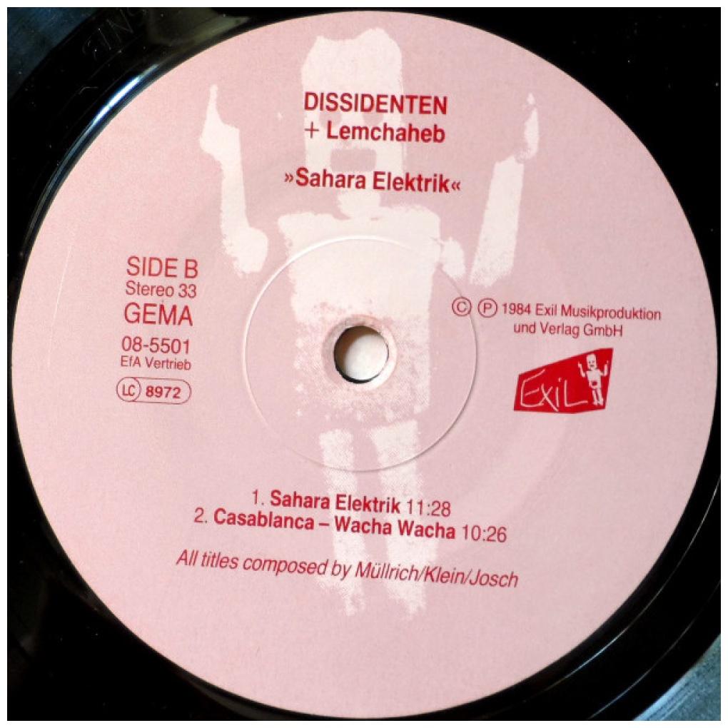 DISSIDENTEN - SAHARA ELECTRIC | VINILO USADO