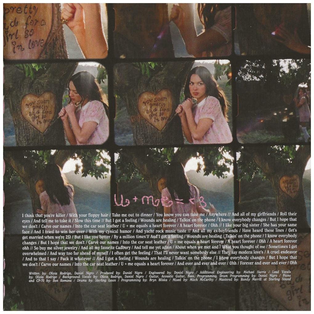 OLIVIA RODRIGO - YOU SEEM PRETTY SAD FOR A GIRL SO IN LOVE | CD
