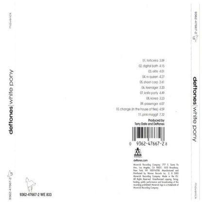 DEFTONES  - WHITE PONY | CD