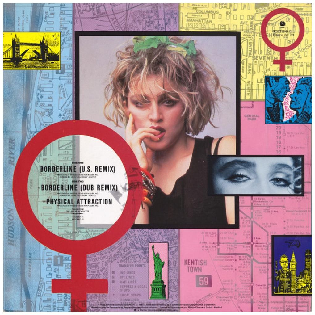 MADONNA - BORDERLINE | 12'' MAXI SINGLE USADO