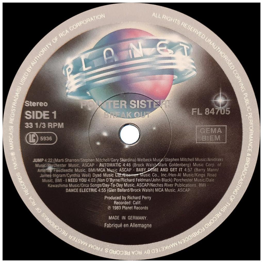 POINTER SISTERS - BREAK OUT | VINILO USADO