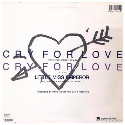 IGGY POP - CRY FOR LOVE | 12" MAXI SINGLE USADO