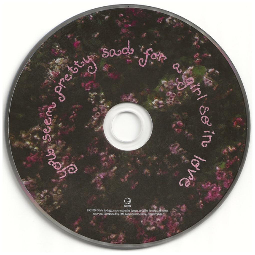 OLIVIA RODRIGO - YOU SEEM PRETTY SAD FOR A GIRL SO IN LOVE | CD