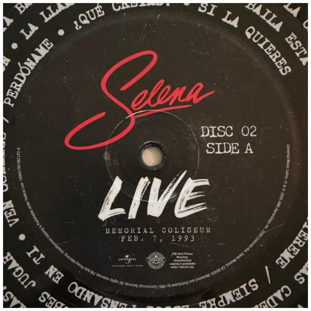 SELENA - SELENA LIVE (PICTURE DISC) (2LP) | VINILO