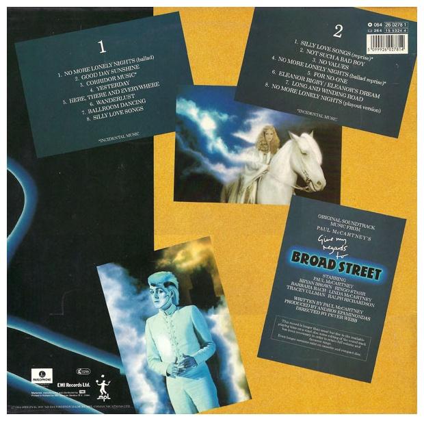 PAUL MCCARTNEY - GIVE ME REGARDS TO BROAD STREET | VINILO USADO