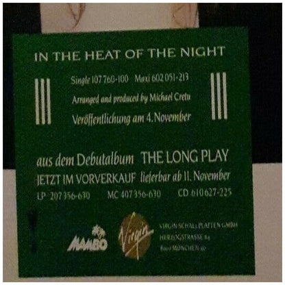 SANDRA - IN THE HEAT OF THE NIGHT | 12'' MAXI SINGLE USADO