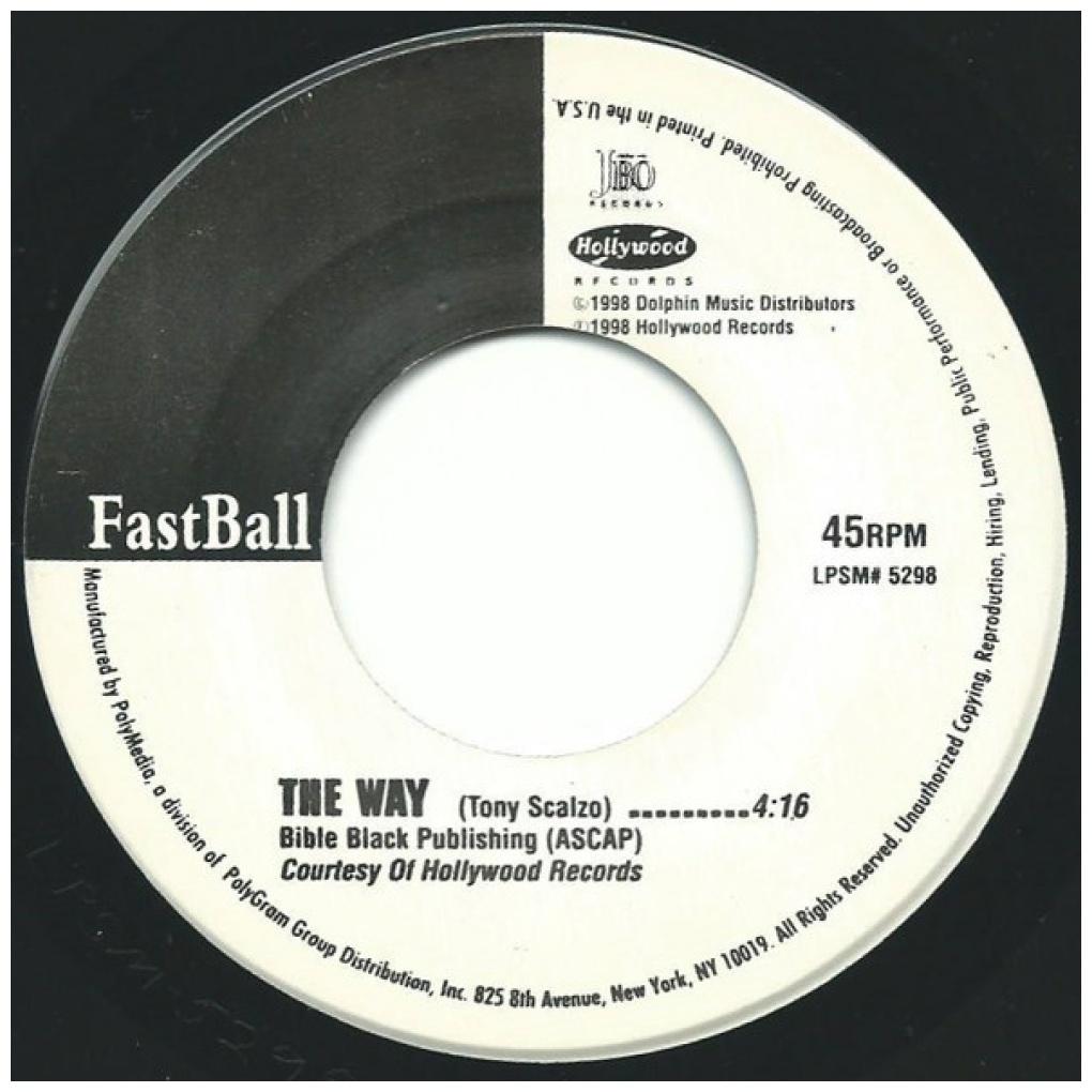 FASTBALL - THE WAY | 7" SINGLE USADO