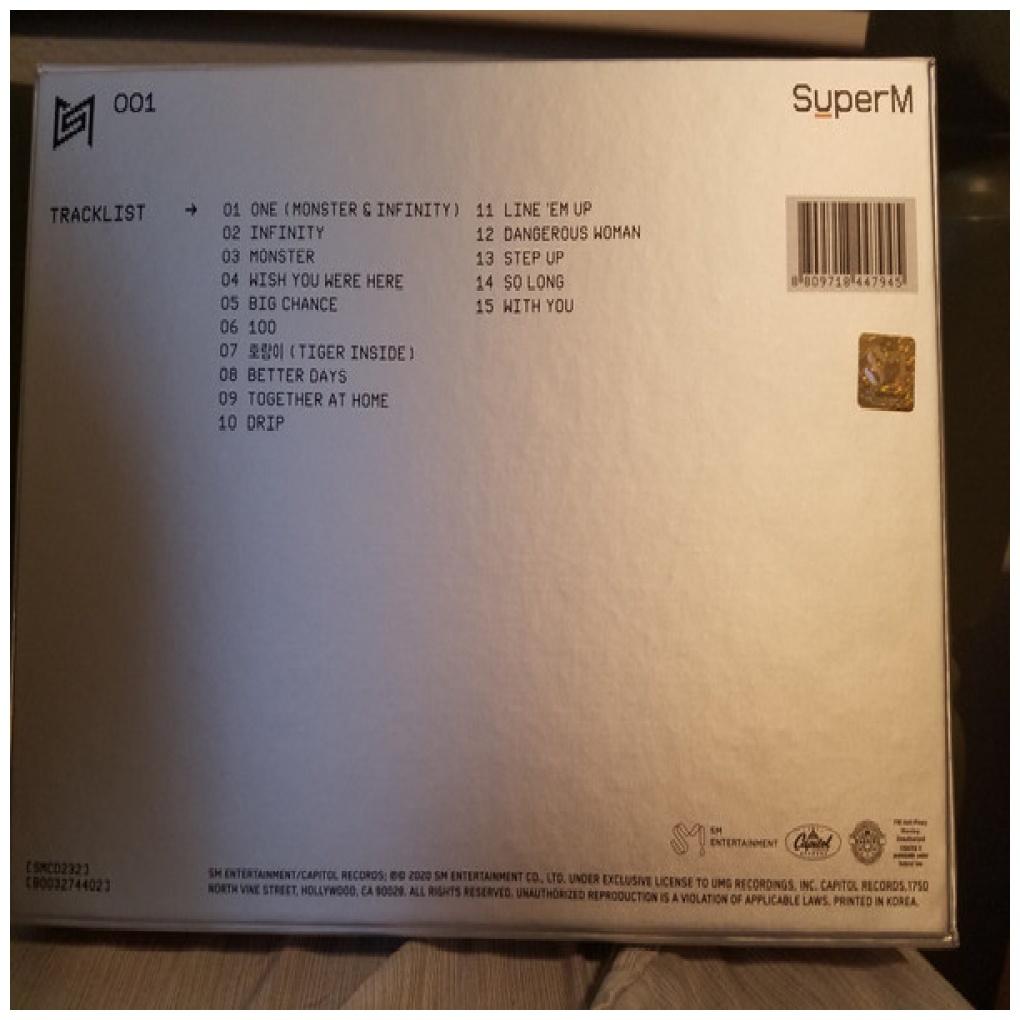 SUPERM - SUPER ONE: 1ST ALBUM (SUPER VERSION) | CD