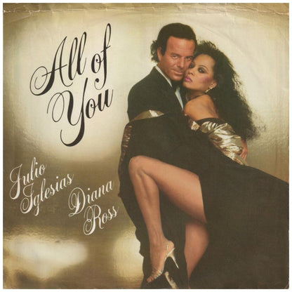 JULIO IGLESIAS & DIANA ROSS - ALL OF YOU | 7" SINGLE USADO