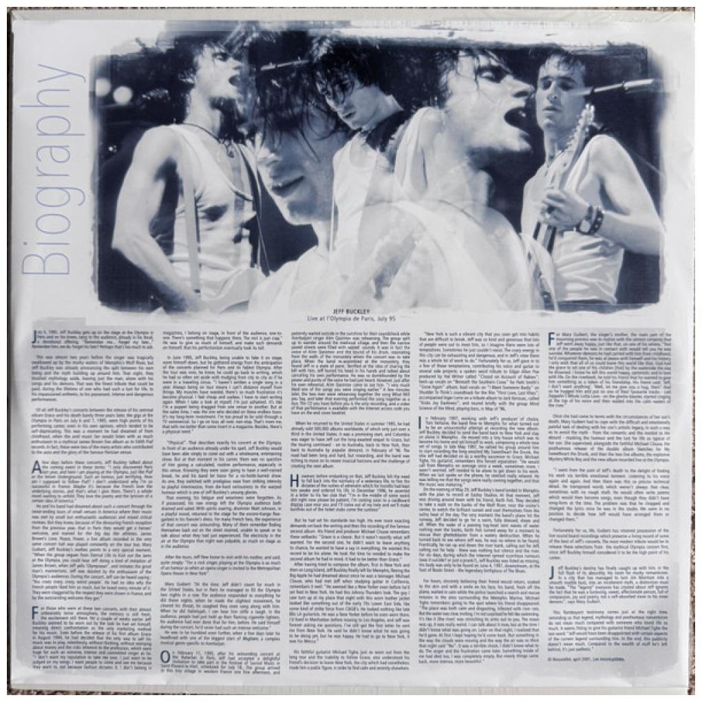 JEFF BUCKEY - LIVE A L'OLYMPIA (2LP) (RSD 2026) | VINILO