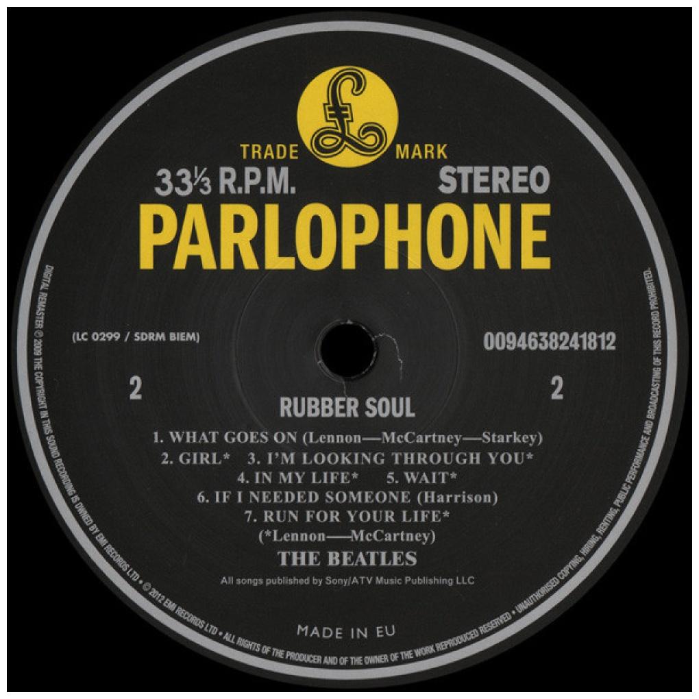 BEATLES - RUBBER SOUL (USA EDITION) | VINILO