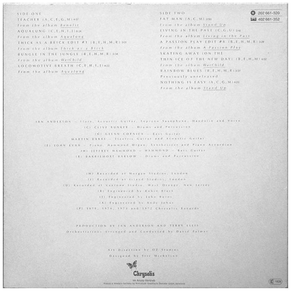 JETHRO TULL - M.U.: THE BEST OF | VINILO USADO