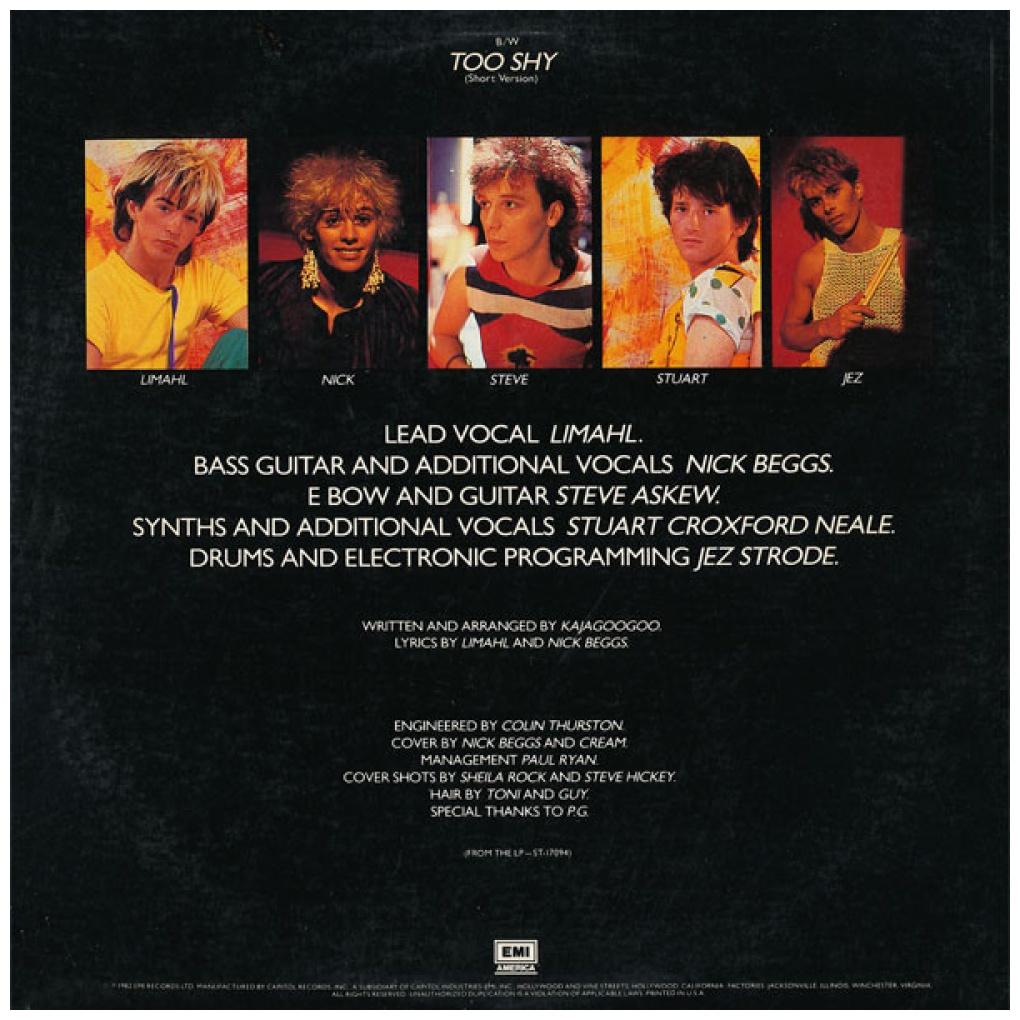 KAJA GOO GOO - TO SHY (MIDNIGHT REMIX) (PROMO COPY) | 12'' MAXI SINGLE USADO