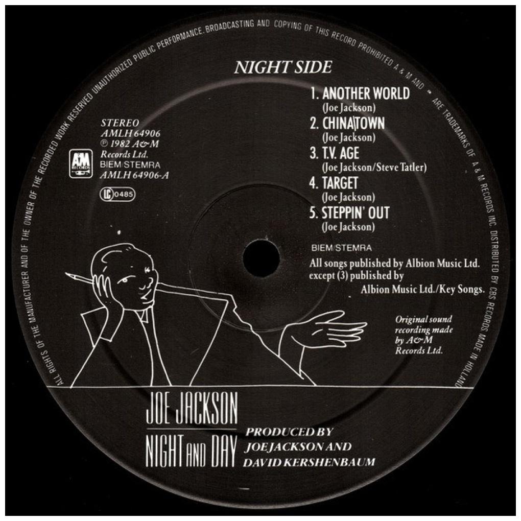 JOE JACKSON - NIGHT AND DAY | VINILO USADO