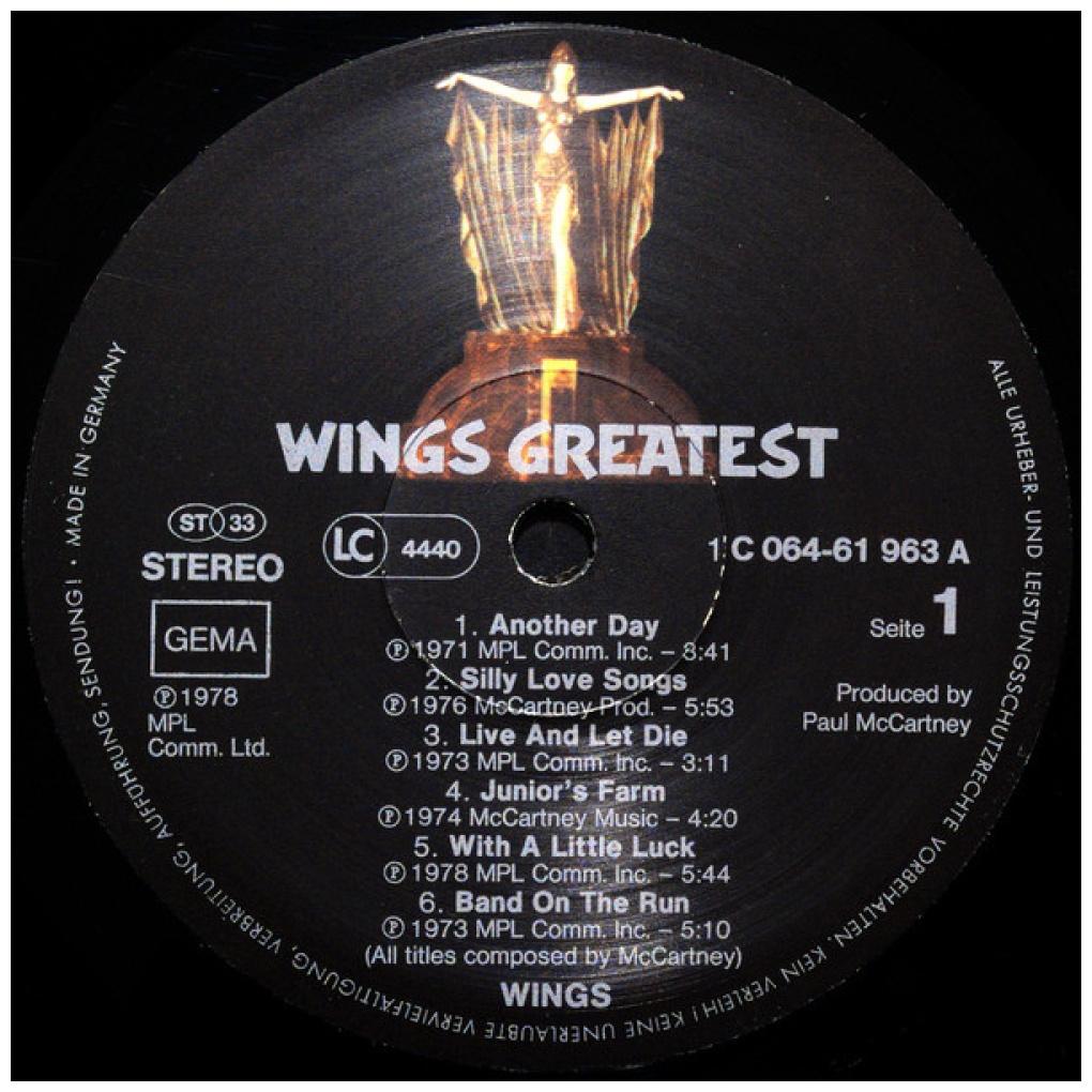 PAUL McCARTNEY & WINGS - GREATEST | VINILO USADO