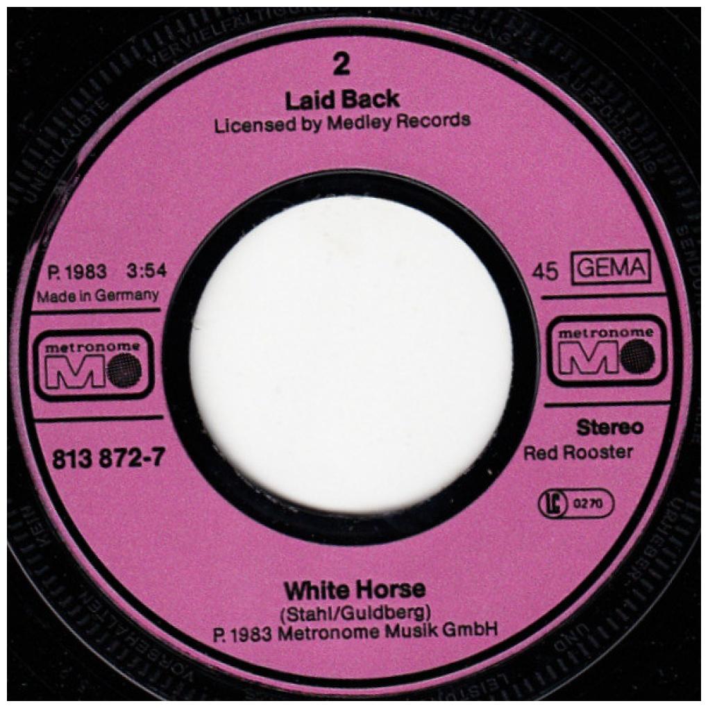 LAID BACK - SUNSHINE REGGAE | 7" SINGLE USADO