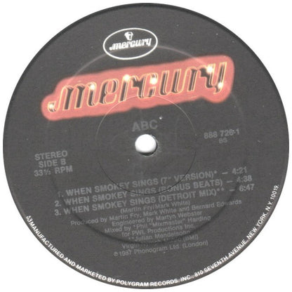 ABC - WHEN SMOKEY SING | 12'' MAXI SINGLE USADO
