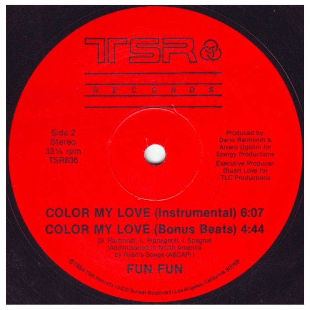 FUN FUN - COLOR MY LOVE | 12" MAXI SINGLE VINILO