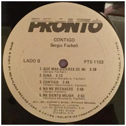 SERGIO FACHELI - CONTIGO | VINILO USADO