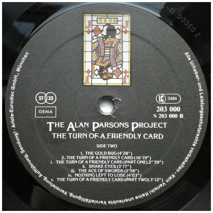 ALAN PARSONS PROJECT - THE TURN OF A FRIENDLY CARD | VINILO USADO