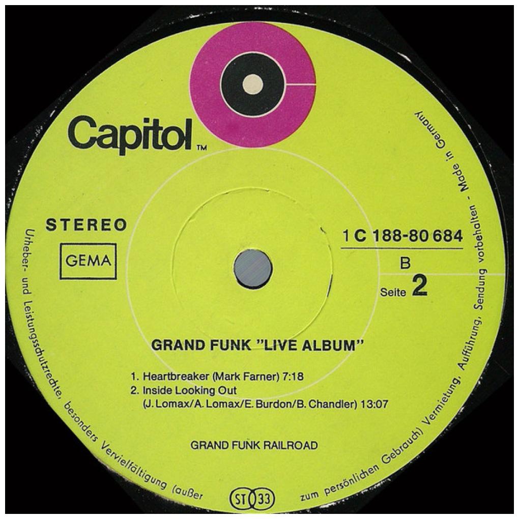 GRAND FUNK - LIVE ALBUM (2LP) | VINILO USADO