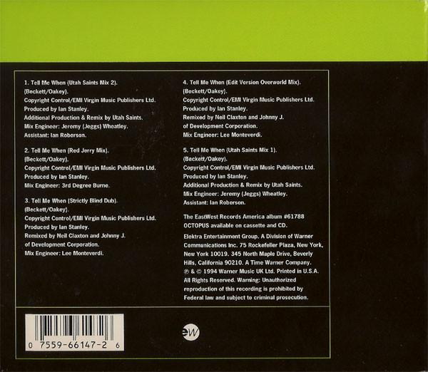 HUMAN LEAGUE - TELL ME WHEN | CD SINGLE USADO