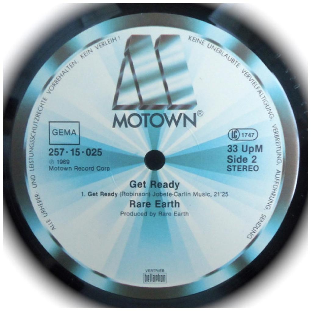 RARE EARTH - GET READY | VINILO USADO