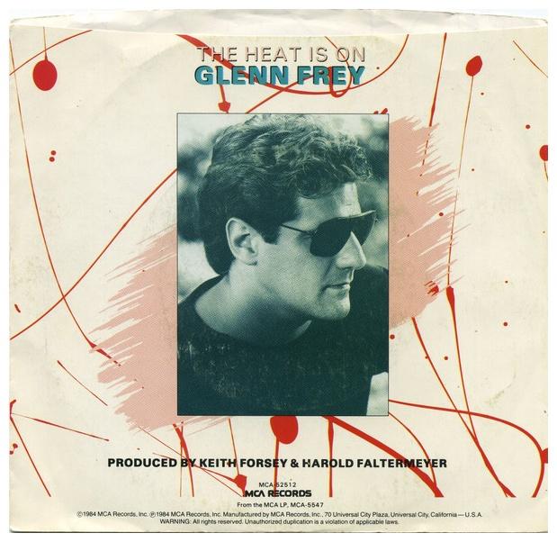 GLEN FREY - THE HEAT IS ON | 7" SINGLE VINILO USADO