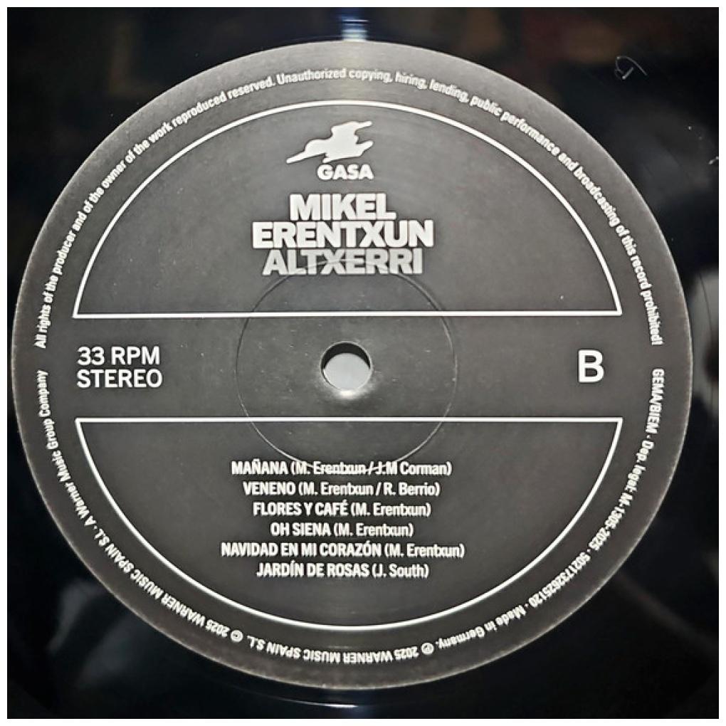 MIKEL ERENTXUN - ALTXERRI | VINILO