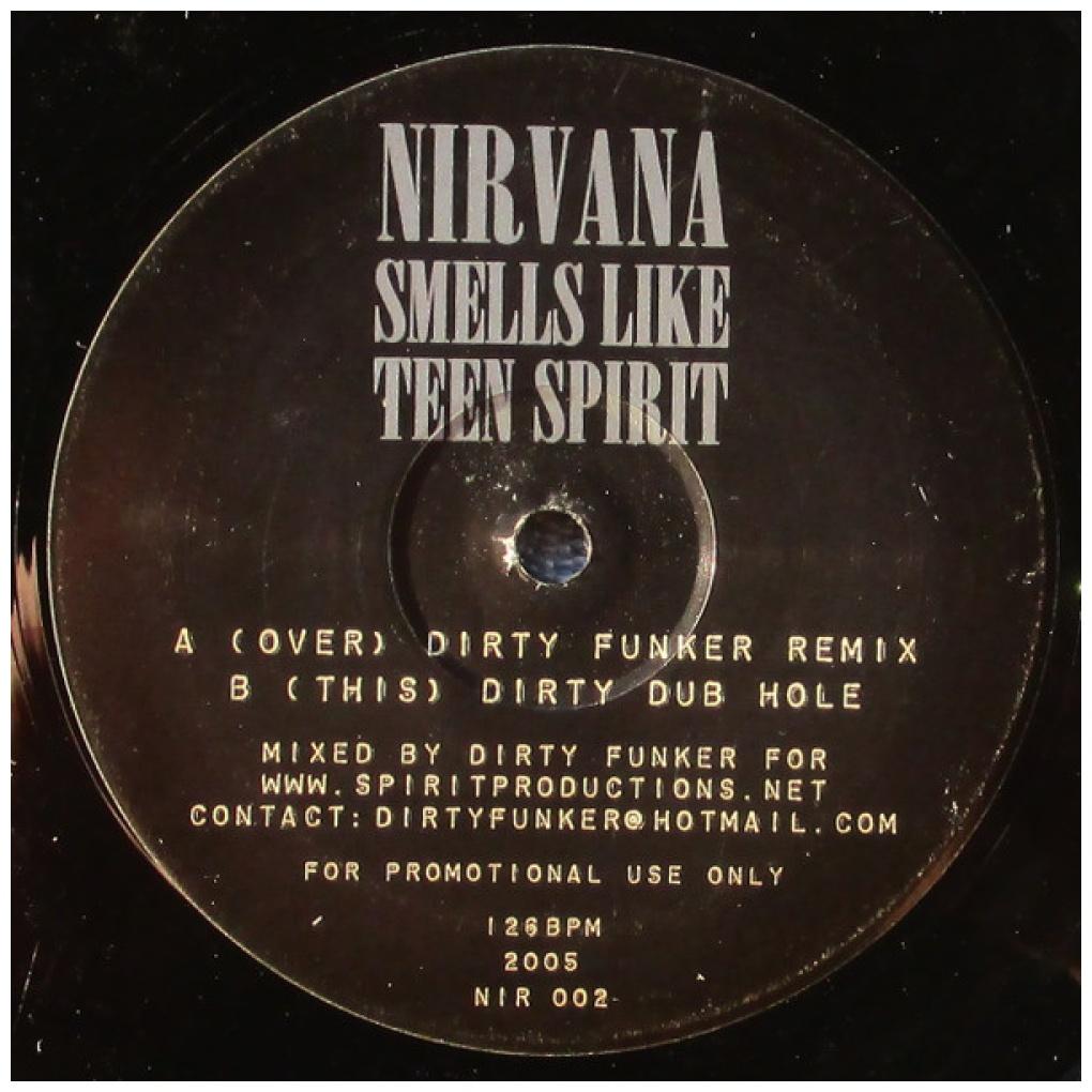 NIRVANA - SMELLS LIKE TEEN SPIRIT: THE DIRTY FUNKER REMIXES | 12'' MAXI SINGLE USADO