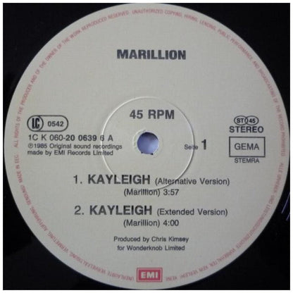 MARILLION - KEYLEIGH | 12'' MAXI SINGLE USADO