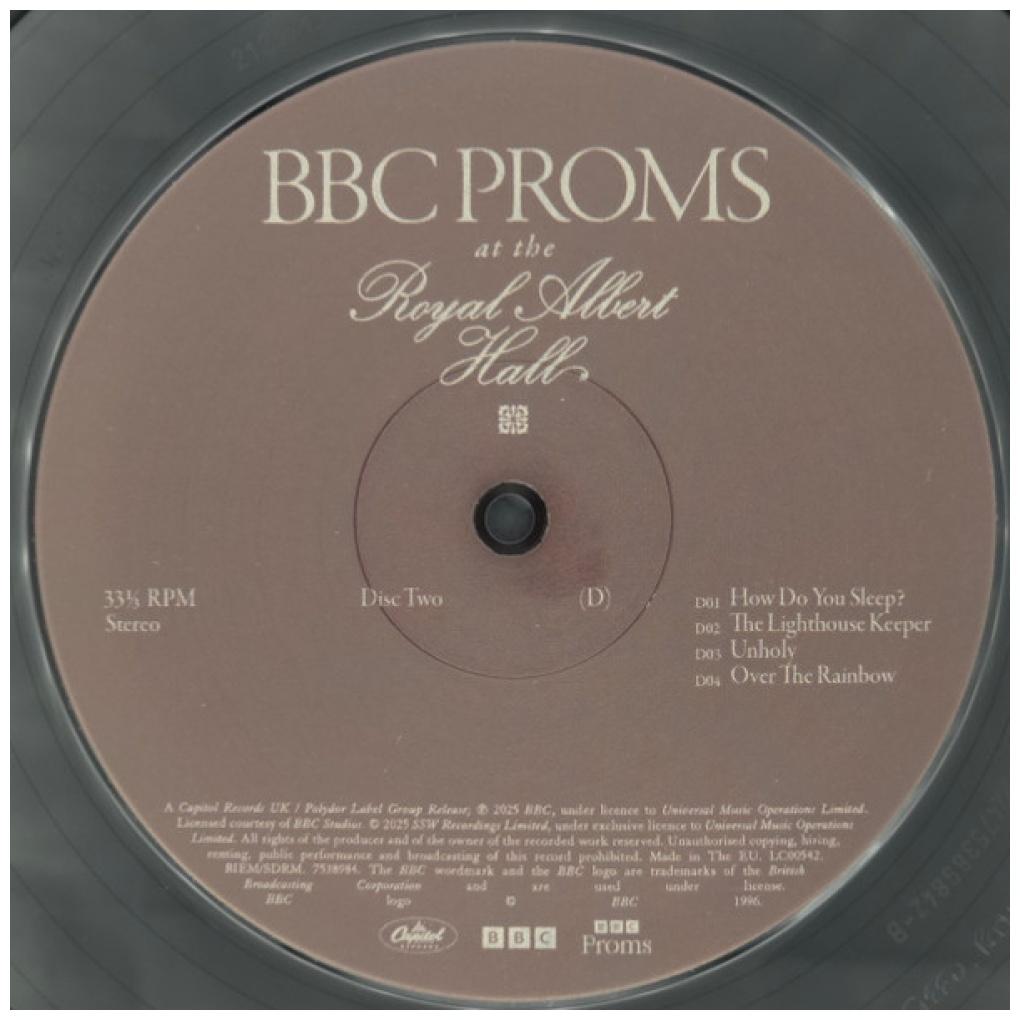 SAM SMITH - BBC PROMS AT THE ROYAL (2LP) | VINILO