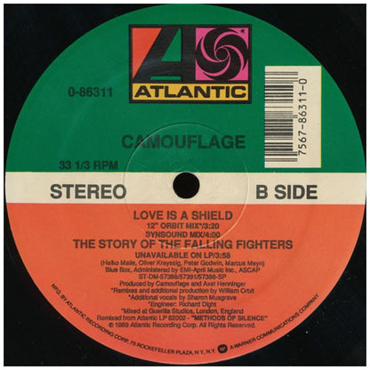 CAMOUFLAGE - LOVE IS A SHIELD | 12'' MAXI SINGLE USADO